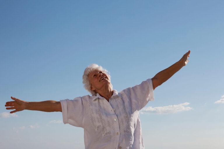 life advice, senior woman on the beach utc scaled