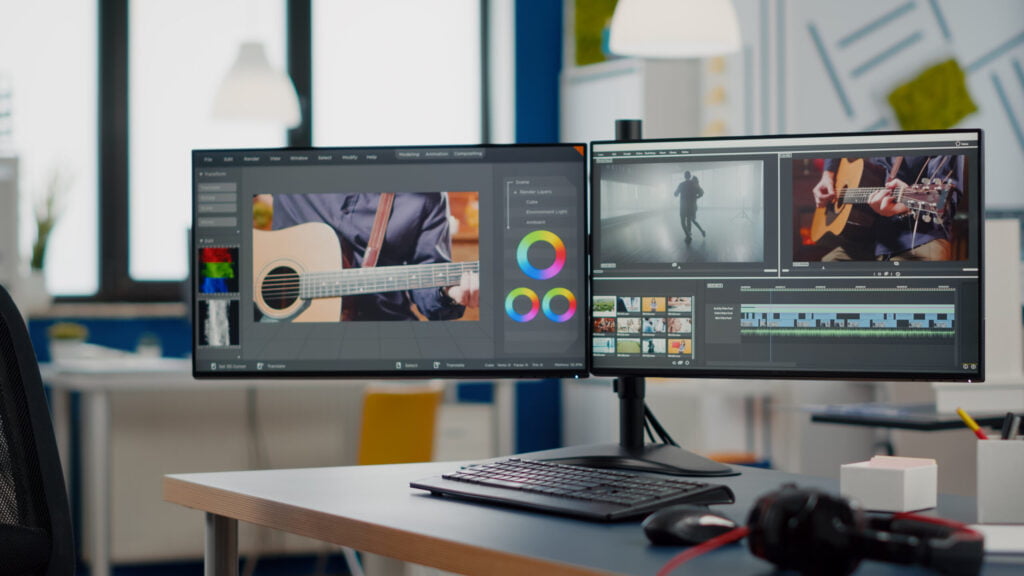 design, video production studio with nobody in it and comp utc scaled