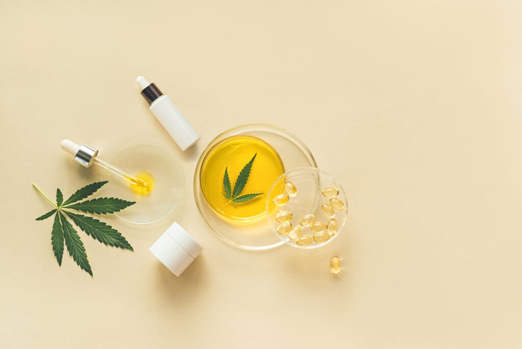 uncategorized, skin care cosmetics with cbd oil and cannabis in a utc scaled