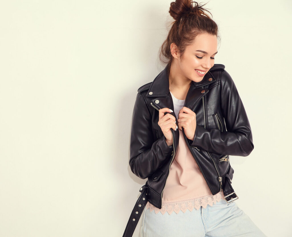 design, portrait of funny beautiful woman posing in studio utc scaled
